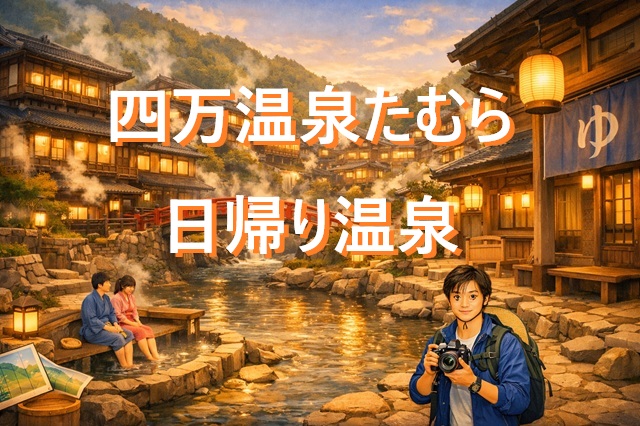 四万温泉の日帰り入浴