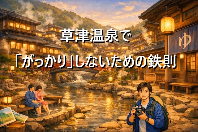 草津温泉で「がっかり」しないための鉄則